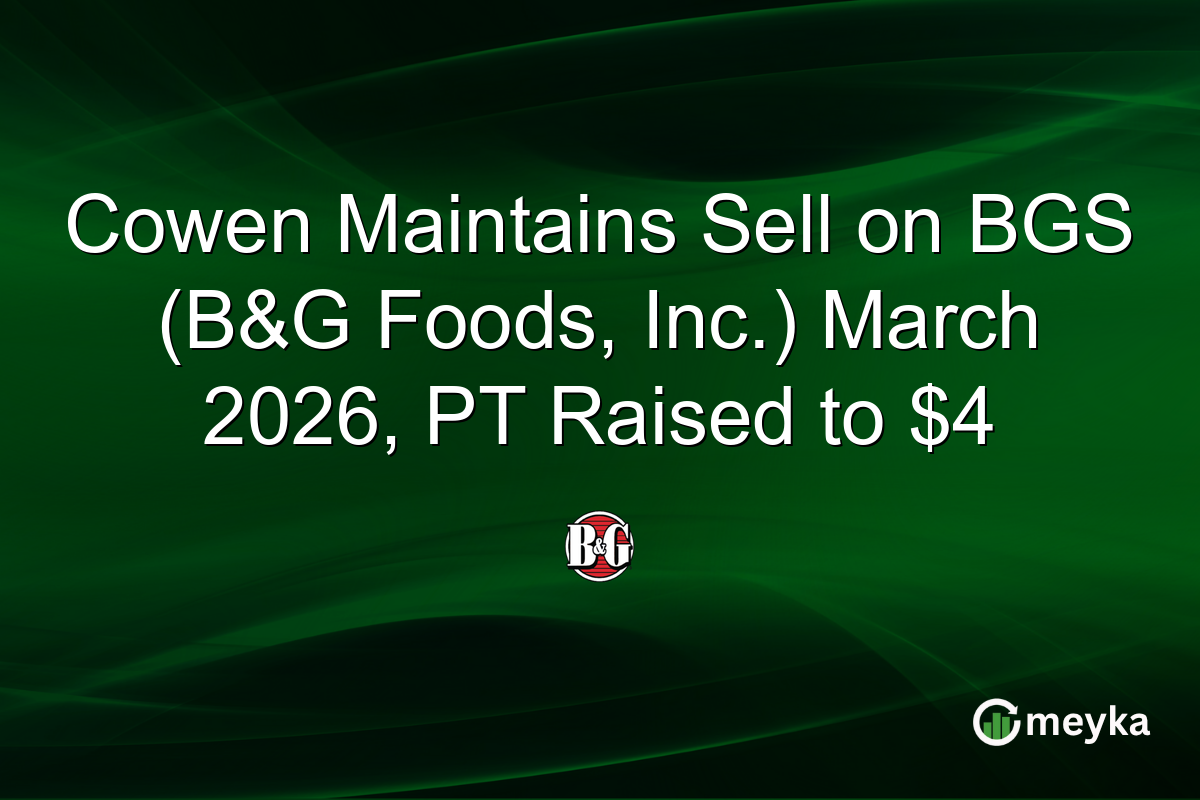 cowen-maintains-sell-on-bgs-(b&g-foods,-inc.)-march-2026,-pt-raised-to-$4