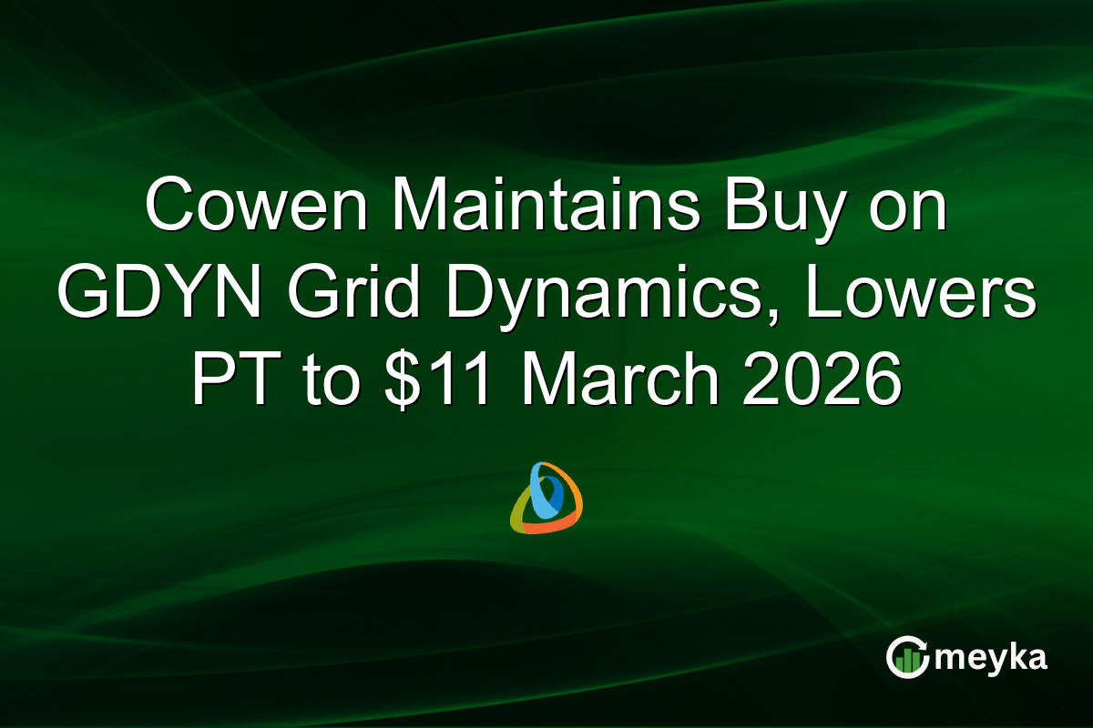 cowen-maintains-buy-on-gdyn-grid-dynamics,-lowers-pt-to-$11-march-2026
