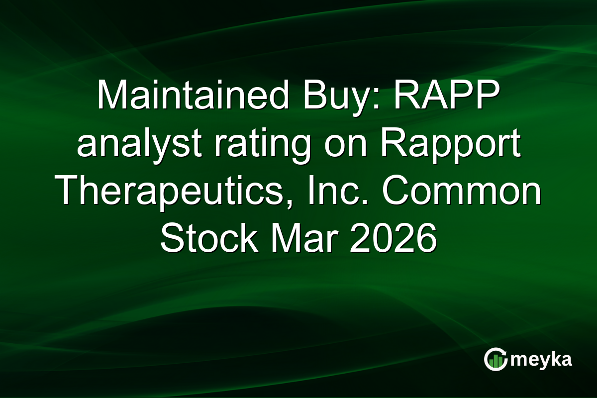 maintained-buy:-rapp-analyst-rating-on-rapport-therapeutics,-inc.-common-stock-mar-2026