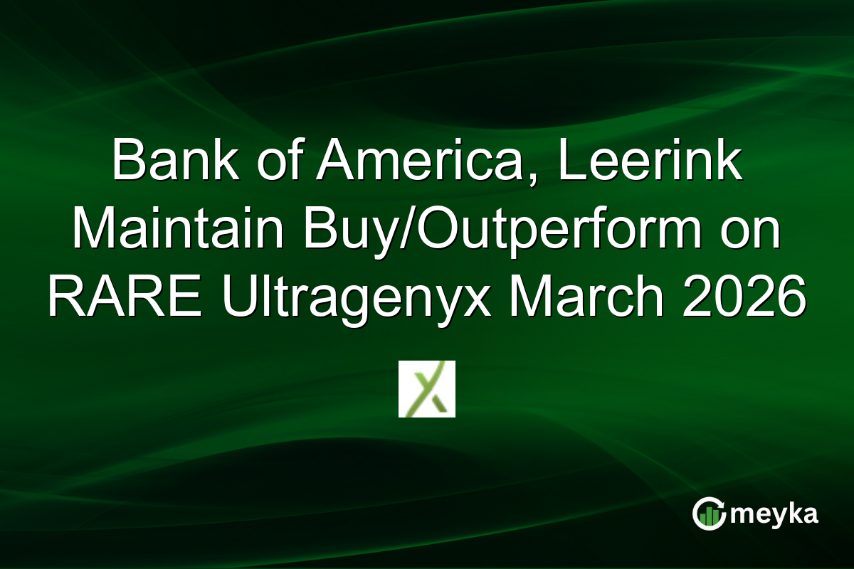 bank-of-america,-leerink-maintain-buy/outperform-on-rare-ultragenyx-march-2026
