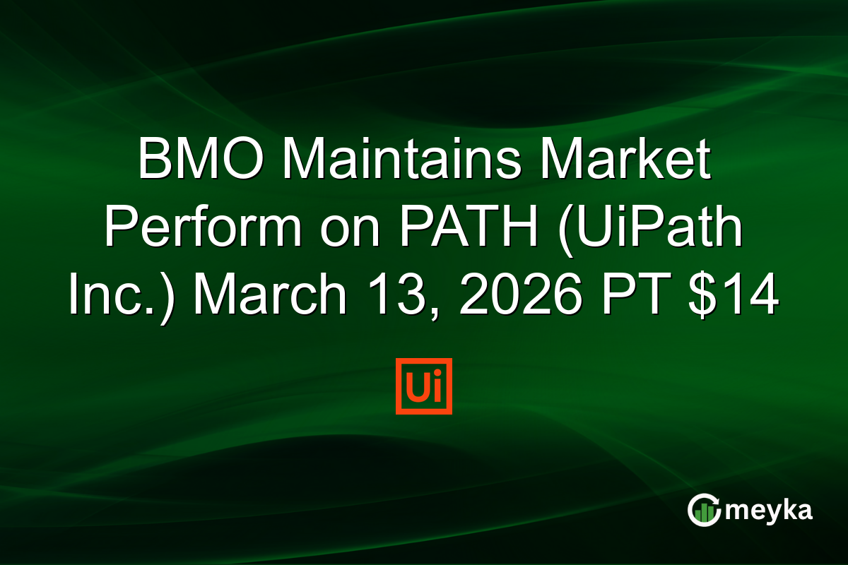 bmo-maintains-market-perform-on-path-(uipath-inc.)-march-13,-2026-pt-$14
