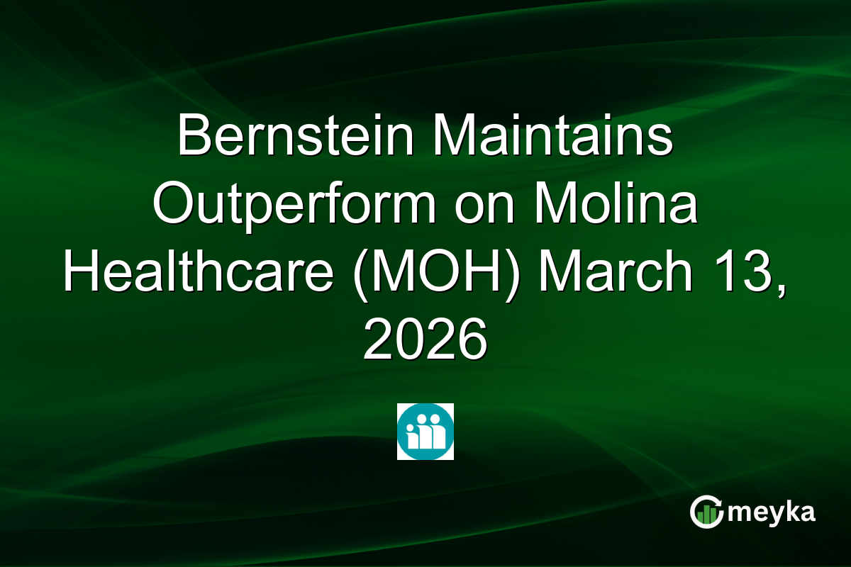bernstein-maintains-outperform-on-molina-healthcare-(moh)-march-13,-2026