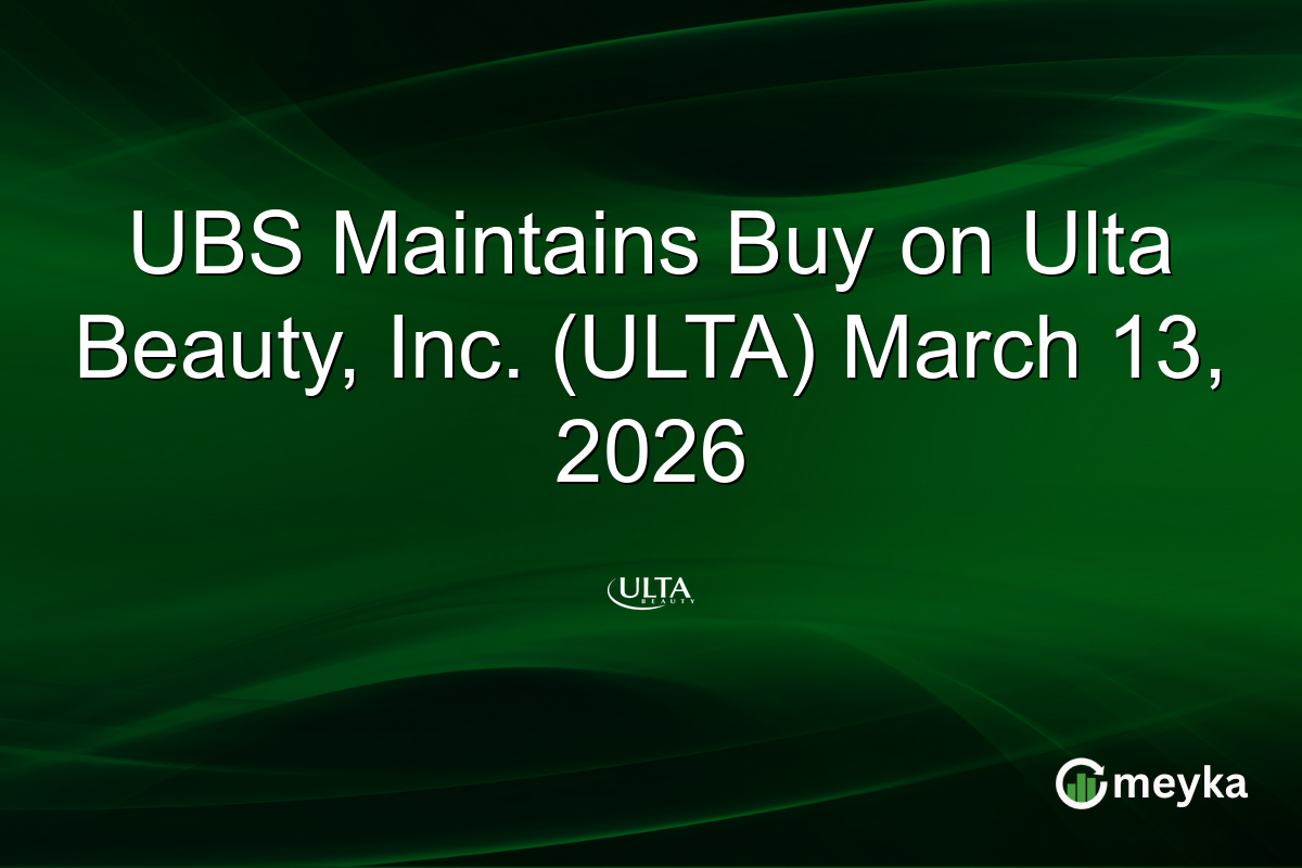 ubs-maintains-buy-on-ulta-beauty,-inc.-(ulta)-march-13,-2026