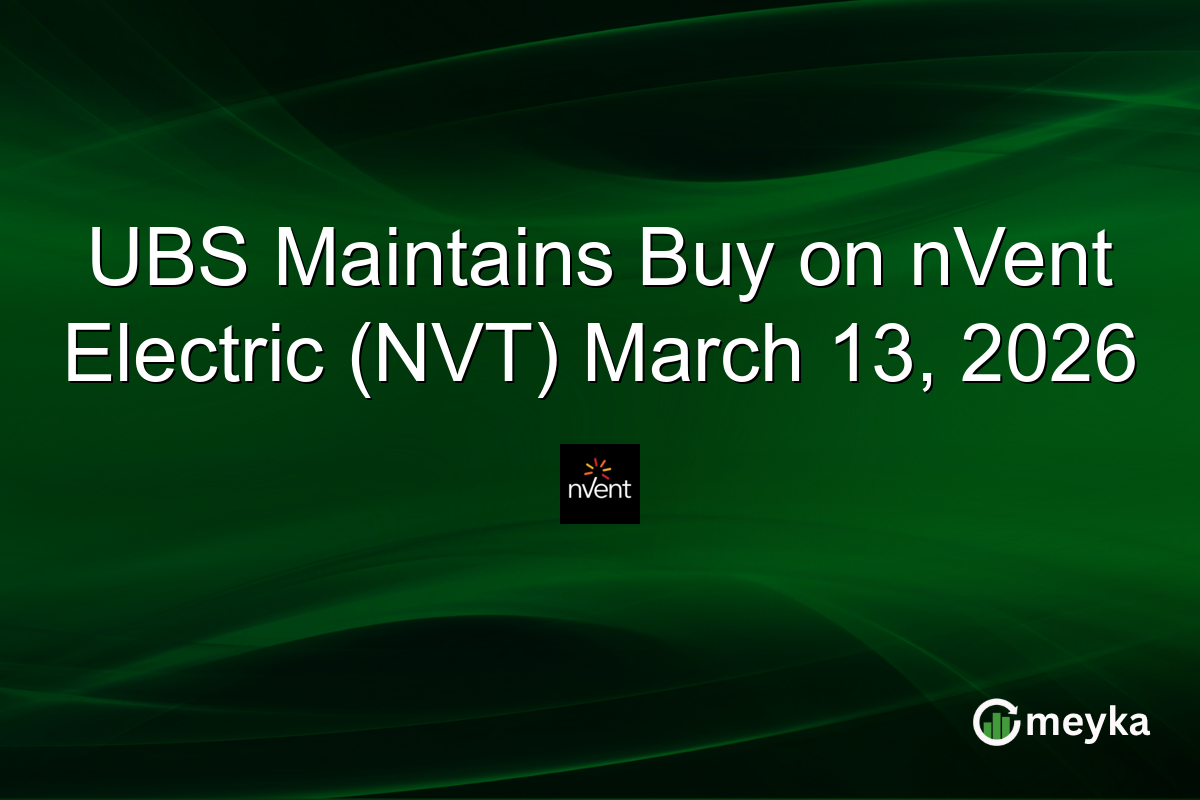 ubs-maintains-buy-on-nvent-electric-(nvt)-march-13,-2026