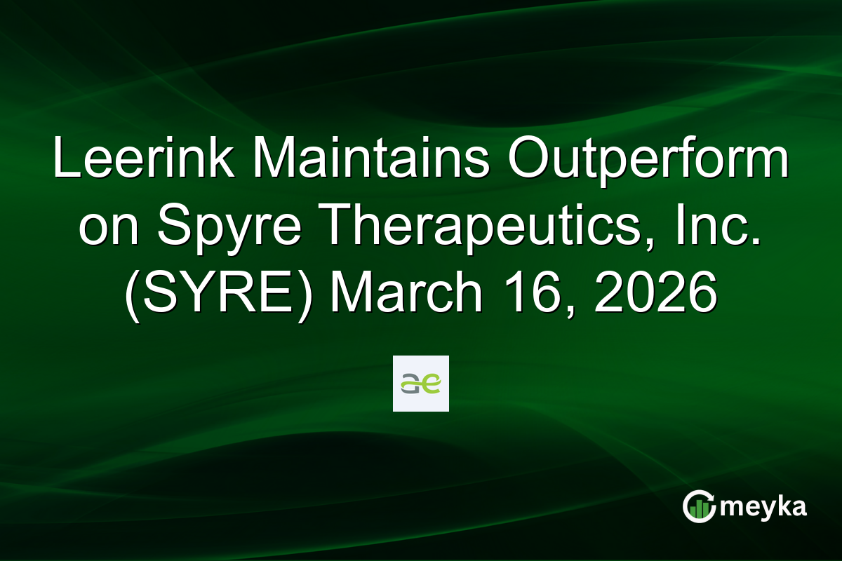leerink-maintains-outperform-on-spyre-therapeutics,-inc.-(syre)-march-16,-2026