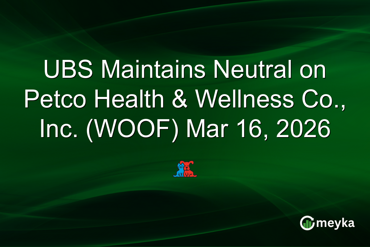 ubs-maintains-neutral-on-petco-health-&-wellness-co,-inc.-(woof)-mar-16,-2026