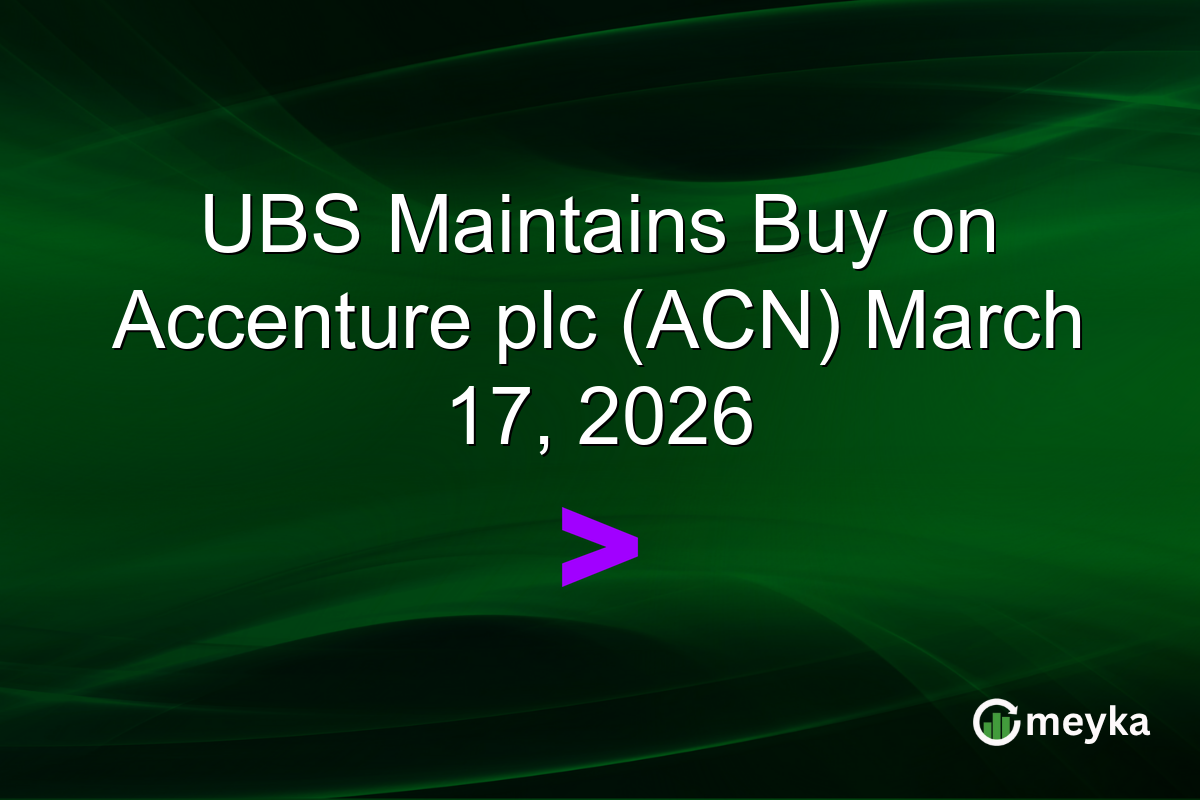 ubs-maintains-buy-on-accenture-plc-(acn)-march-17,-2026
