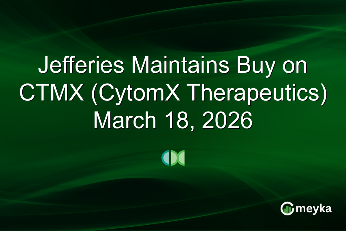 jefferies-maintains-buy-on-ctmx-(cytomx-therapeutics)-march-18,-2026