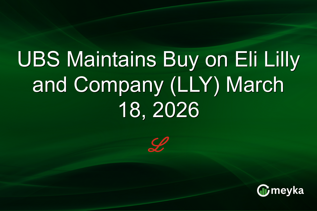 ubs-maintains-buy-on-eli-lilly-and-company-(lly)-march-18,-2026