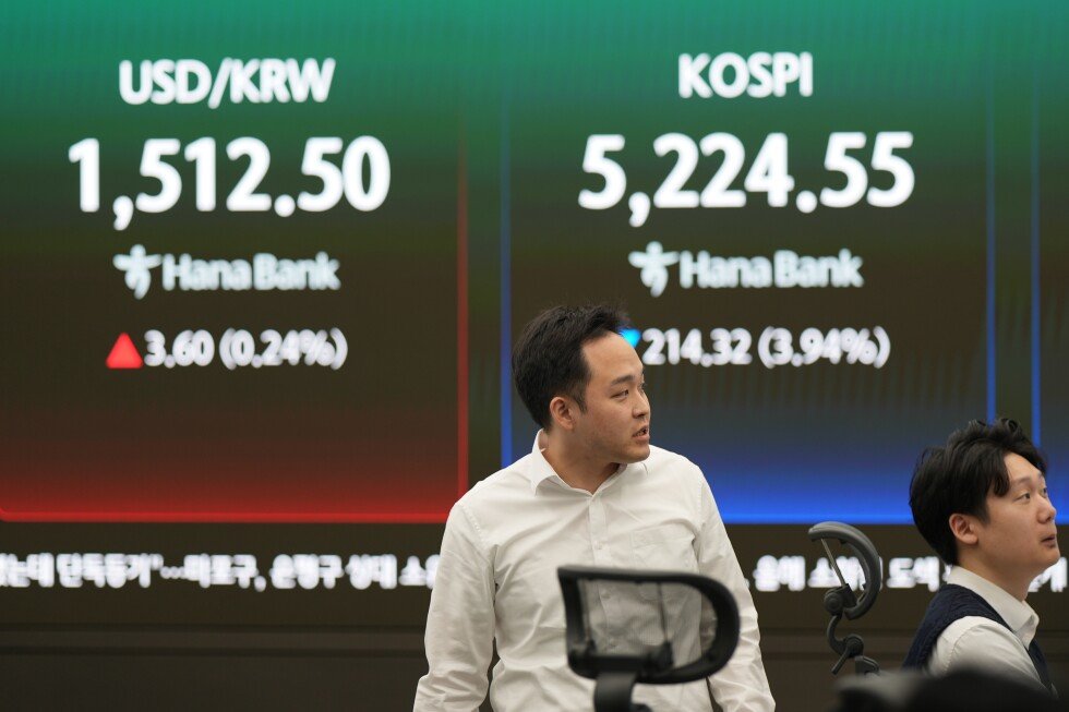 asian-shares-decline-as-oil-prices-soar-amid-the-war-in-iran,-echoing-last-week’s-wall-street-drop