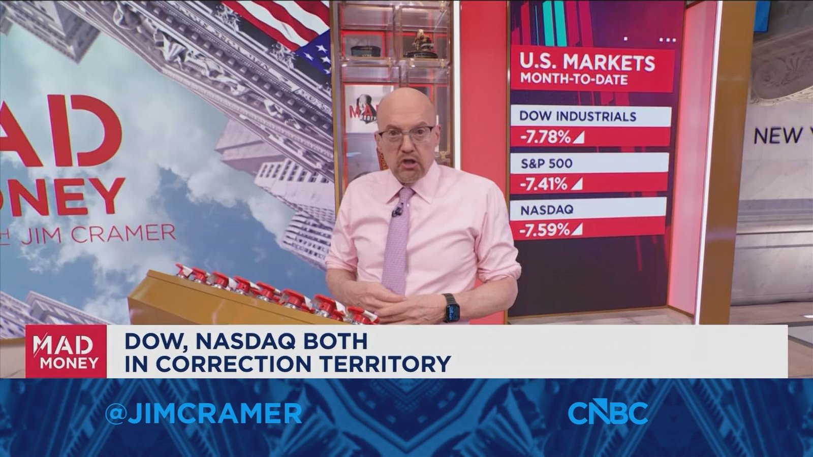 It was another week when it paid to get out of anything in tech that used to be good: Jim Cramer