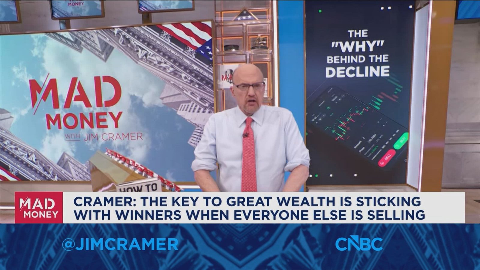 The key to great wealth is sticking with winners, says Jim Cramer