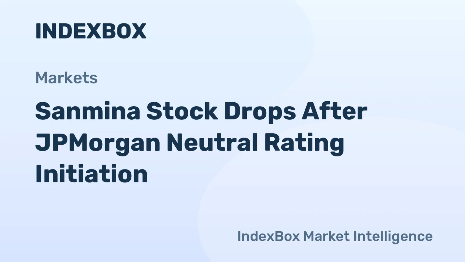 sanmina-stock-drops-after-jpmorgan-neutral-rating-initiation
