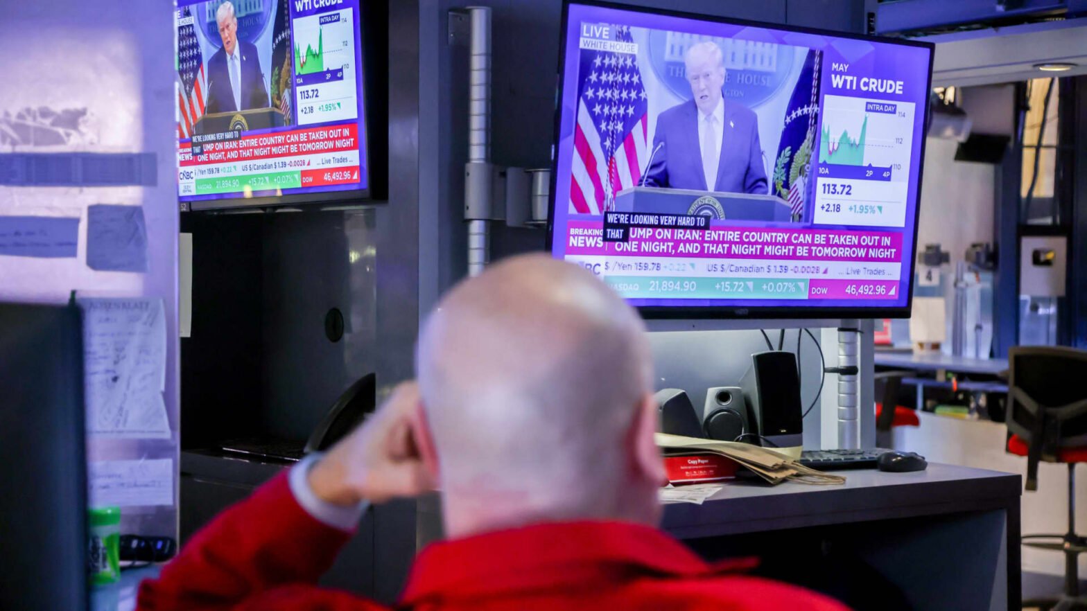 s&p-500-futures-are-little-changed-as-trump’s-deadline-to-reopen-strait-of-hormuz-nears:-live-updates