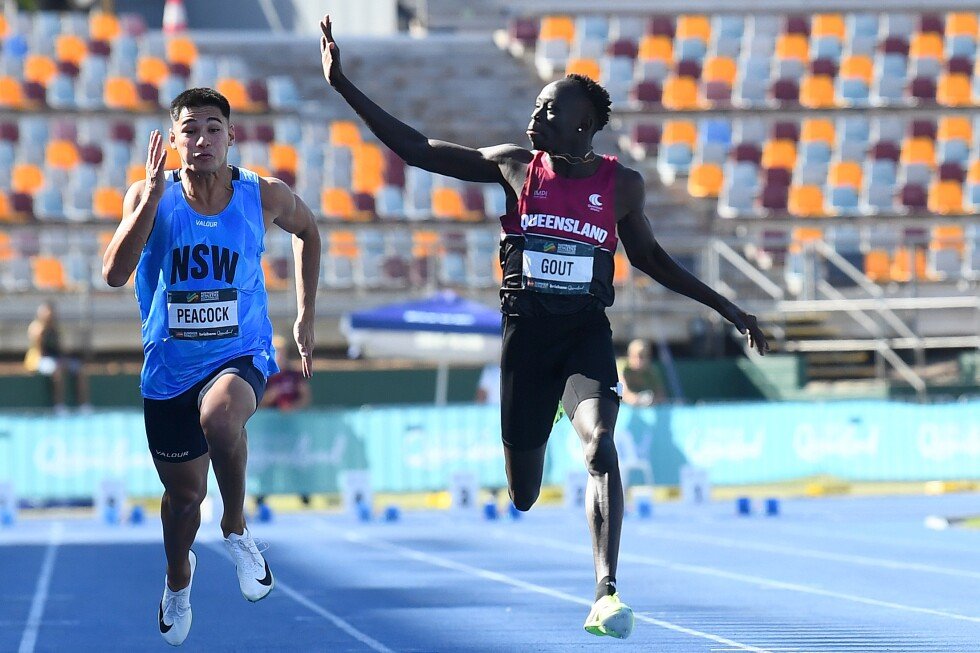 gout-gout-wins-100-meters-at-australian-junior-track-titles-but-misses-national-record