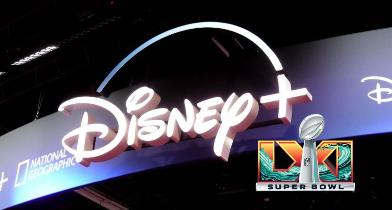 The Disney+ logo and the Super Bowl LXI logo. Credit: USA Today Syndication; NFL
