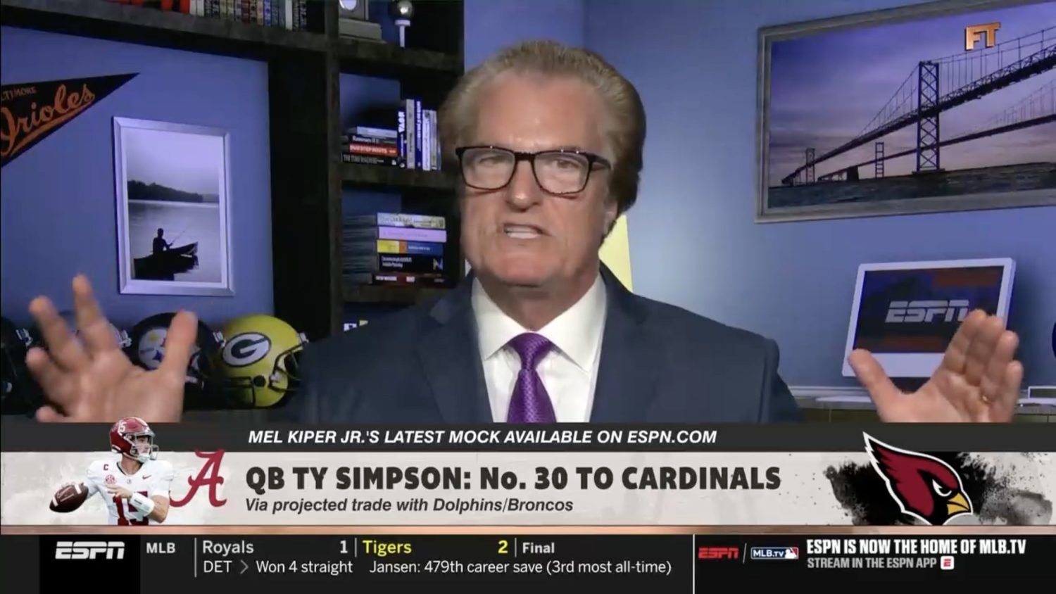 Mel Kiper Jr. discusses Dan Orlovsky and Ty Simpson