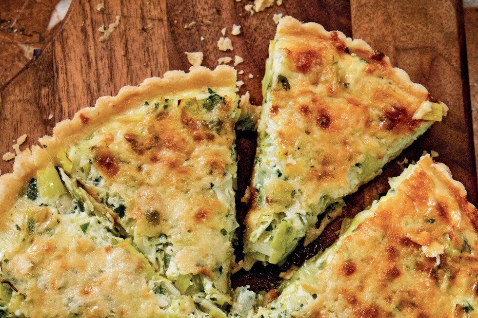 michael-anthony-offers-a-leek-quiche-recipe-in-‘v-is-for-vegetables’