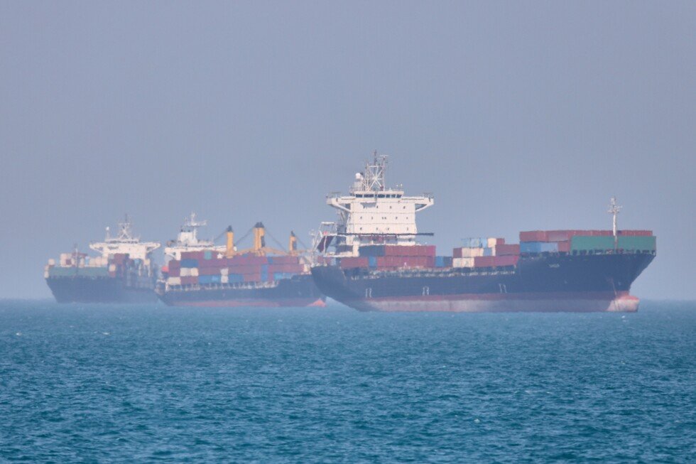 british-military-says-ship-caught-fire-after-being-hit-off-coast-of-qatar