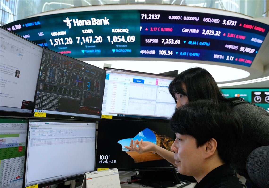 world-shares-track-wall-street-gains-and-oil-prices-climb-on-uncertainty-over-the-iran-war