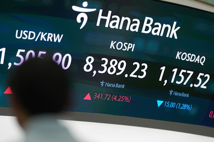 asian-shares-are-mostly-higher,-tracking-wall-street’s-fresh-records,-and-oil-prices-fall