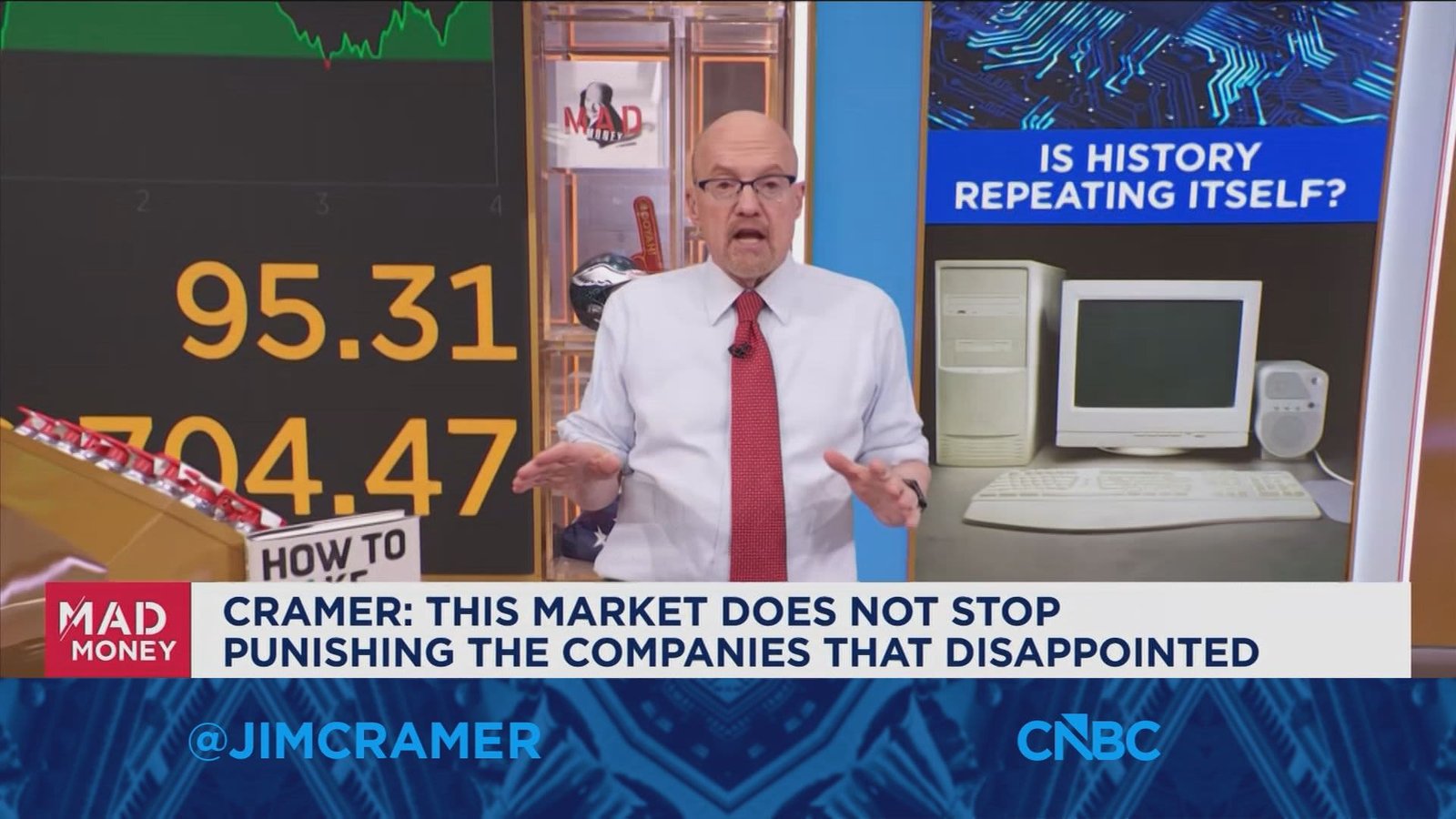 This market does not stop punishing the companies that disappointed, says Jim Cramer