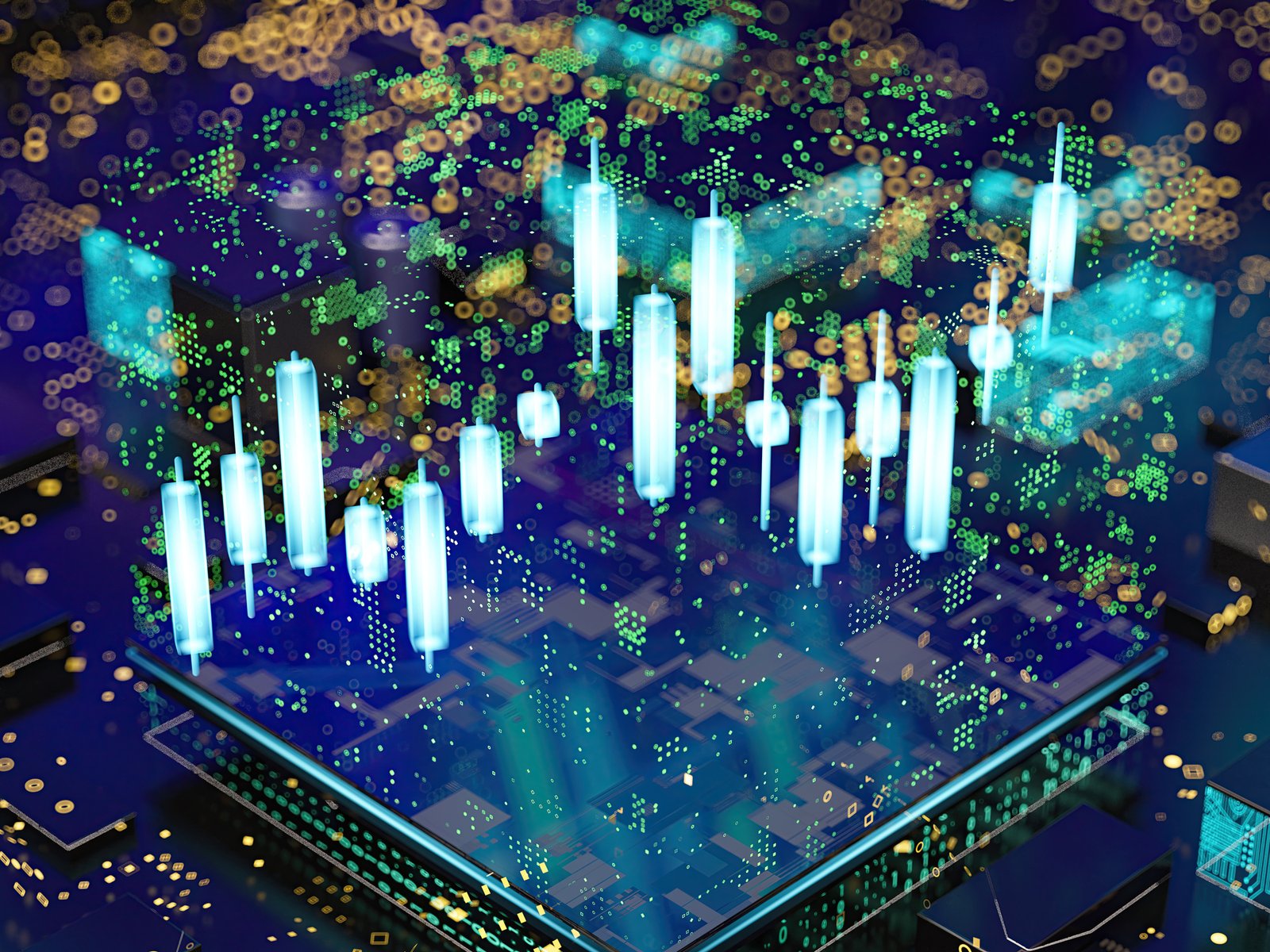 Chipset and Candlestick Chart