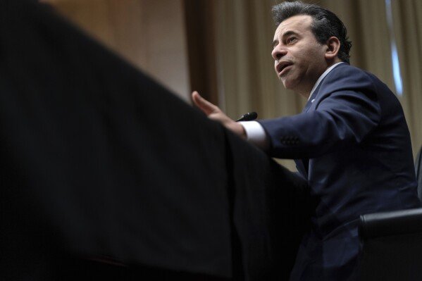 Martin Makary nominated to serve as Commissioner of Food and Drugs at the Department of Health and Human Services, testifies before the Senate Committee on Health, Education, Labor and Pensions on Capitol Hill, March 6, 2025, in Washington. (AP Photo/Jose Luis Magana, File)