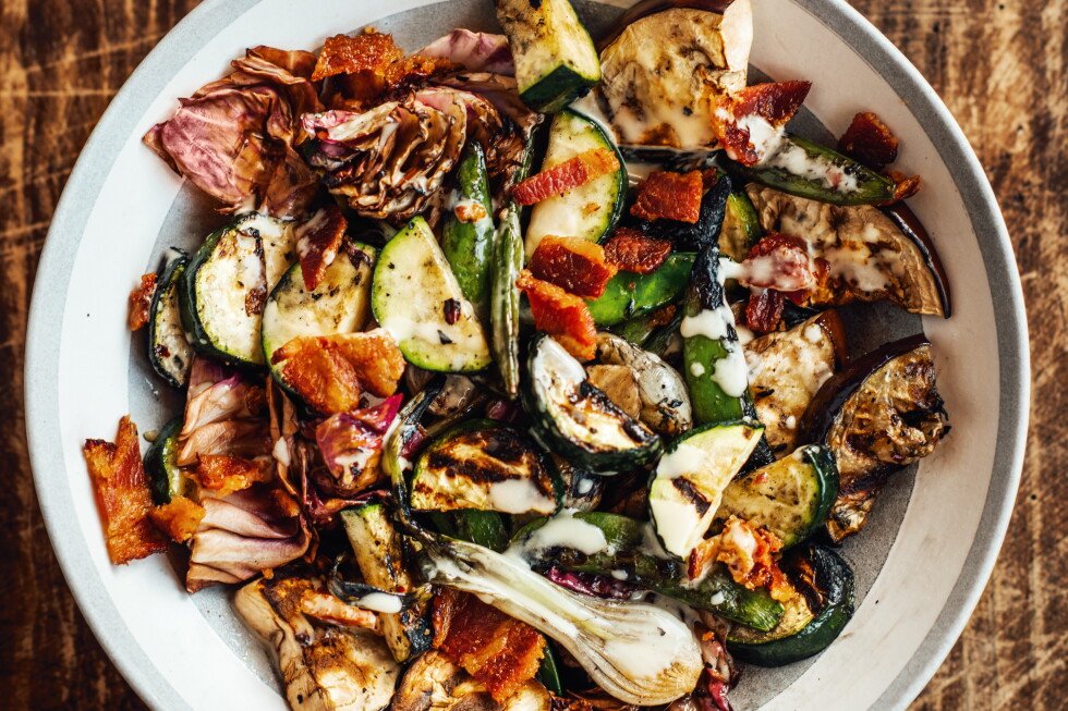 isacc-toups’-cajun-recipe-for-grilled-vegetables-with-bacon-vinaigrette