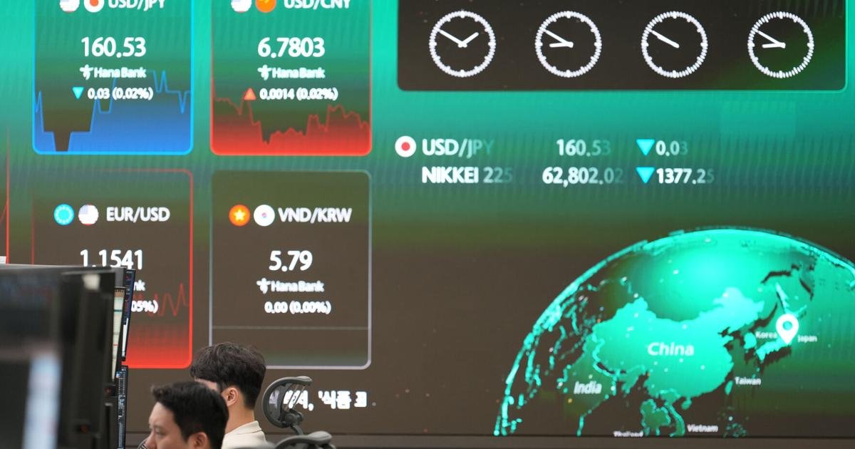 world-shares-are-mixed-after-another-sell-off-of-ai-stocks-on-wall-st,-while-oil-prices-ease