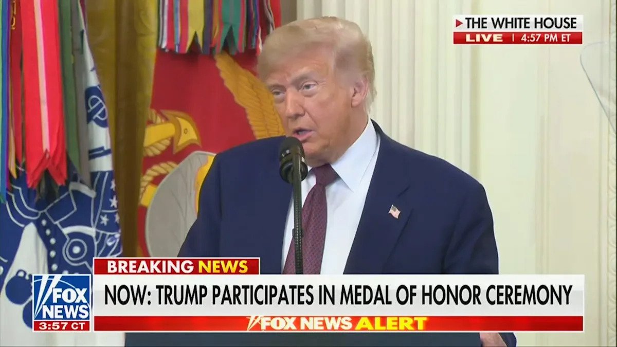 trump-opens-medal-of-honor-ceremony-by-announcing,-‘the-stock-market-just-hit-an-all-time-high’