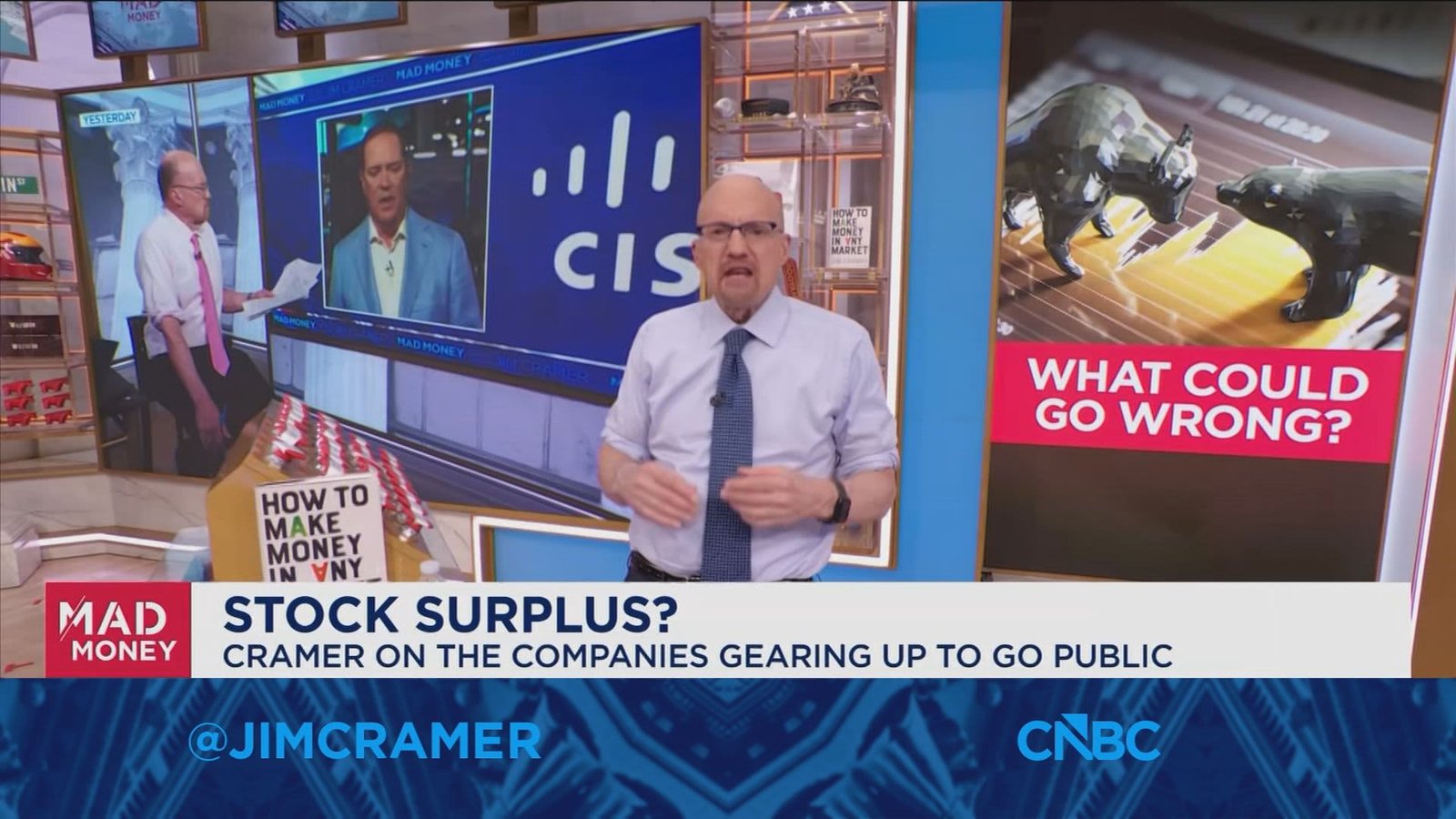 Jim Cramer talks the flow of money in Big Tech and the dealmaking race