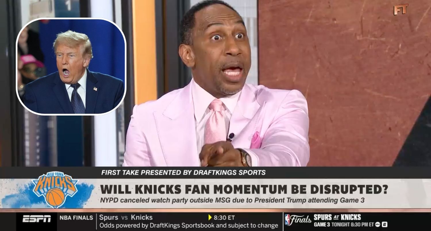 Stephen A. Smith on Donald Trump attending NBA Finals game
