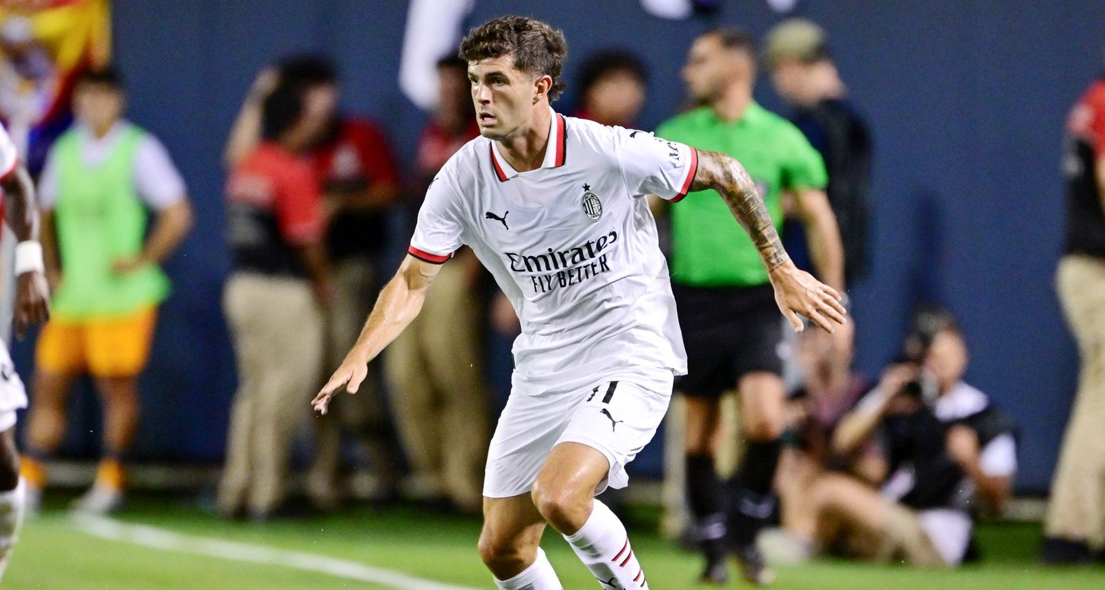 AC Milan midfielder Christian Pulisic