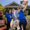 Los Angeles mayoral candidate Spencer Pratt poses for a selfie during a campaign event Sunday, May 31, 2026, in Los Angeles.