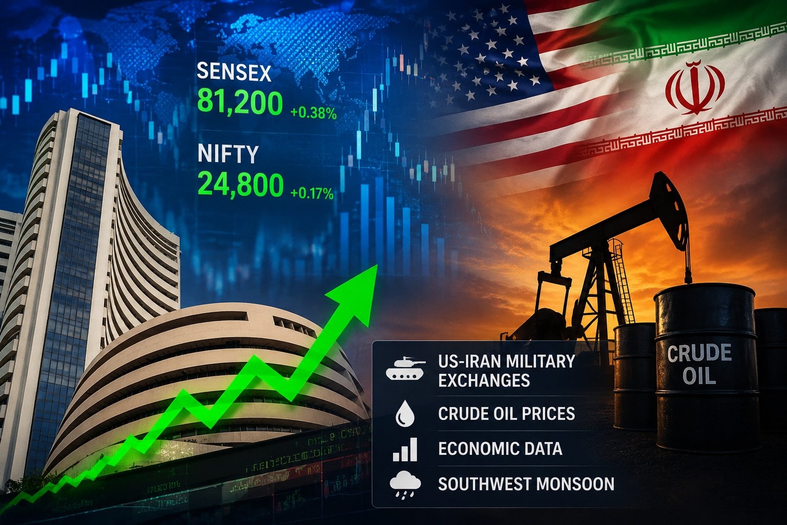 US-Iran Tensions, Crude Oil Prices To Drive Stock Market Mood This Week