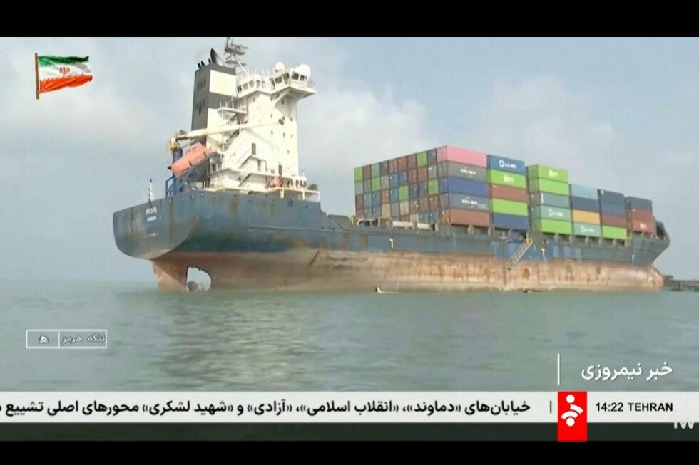iran-claims-a-foreign-ship-got-stuck-in-the-strait-of-hormuz-but-the-vessel-is-tied-to-tehran