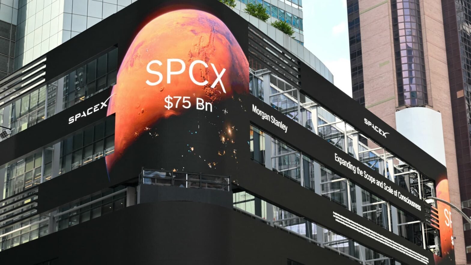 spacex-stock-closes-below-debut-price-at-$148-in-two-day-slide-after-nasdaq-100-inclusion