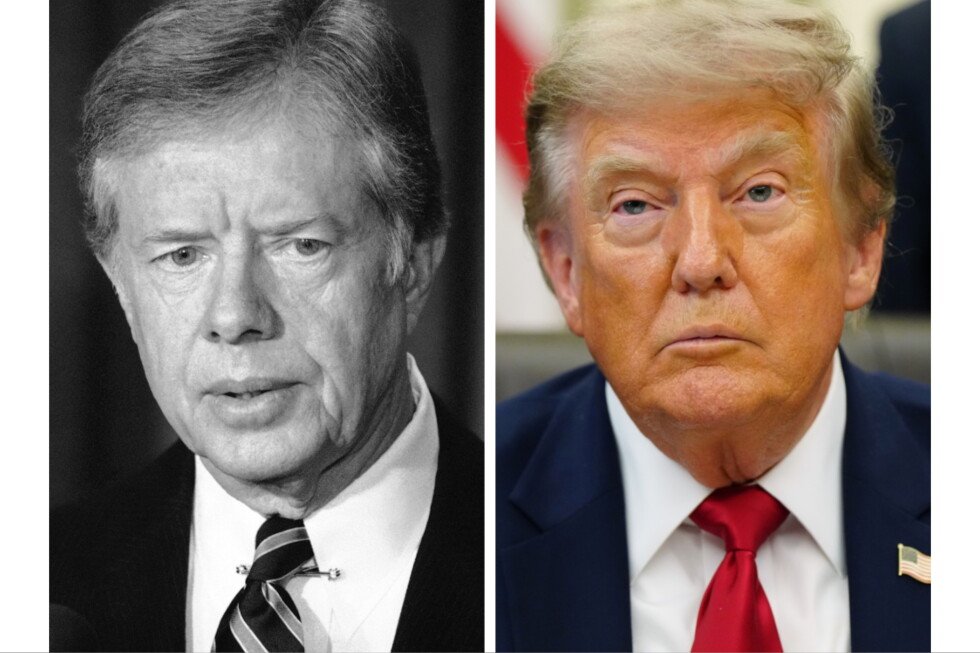 ahora-que-esta-agobiado-por-iran-y-la-inflacion,-trump-cambia-su-tono-sobre-jimmy-carter