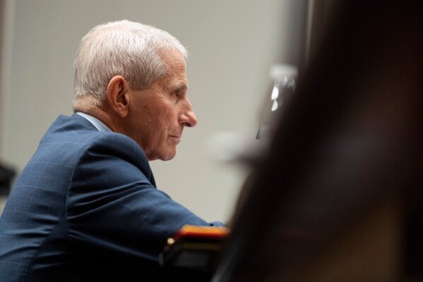 Dr. Anthony Fauci appears before the Senate Homeland Security and Governmental Affairs Committee at the Capitol, Wednesday, July 29, 2026, in Washington. (AP Photo/Manuel Balce Ceneta)