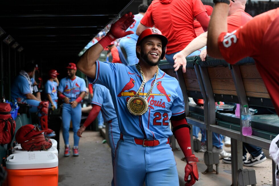 joshua-baez-of-cardinals-1st-player-to-homer-in-first-3-at-bats-in-the-majors
