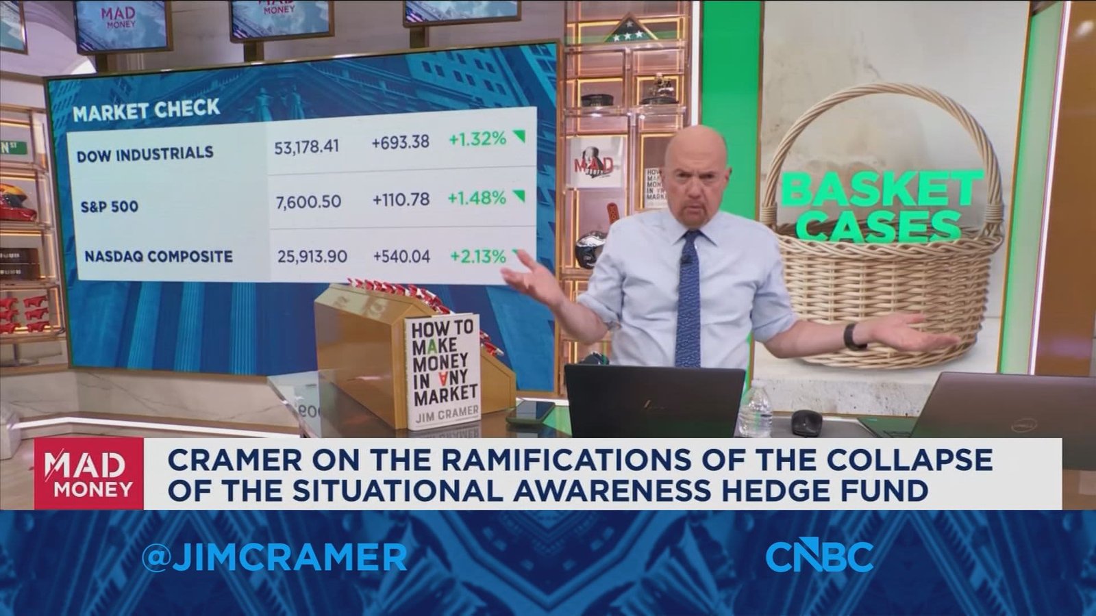 Software stocks are now trading on their fundamentals, says Jim Cramer