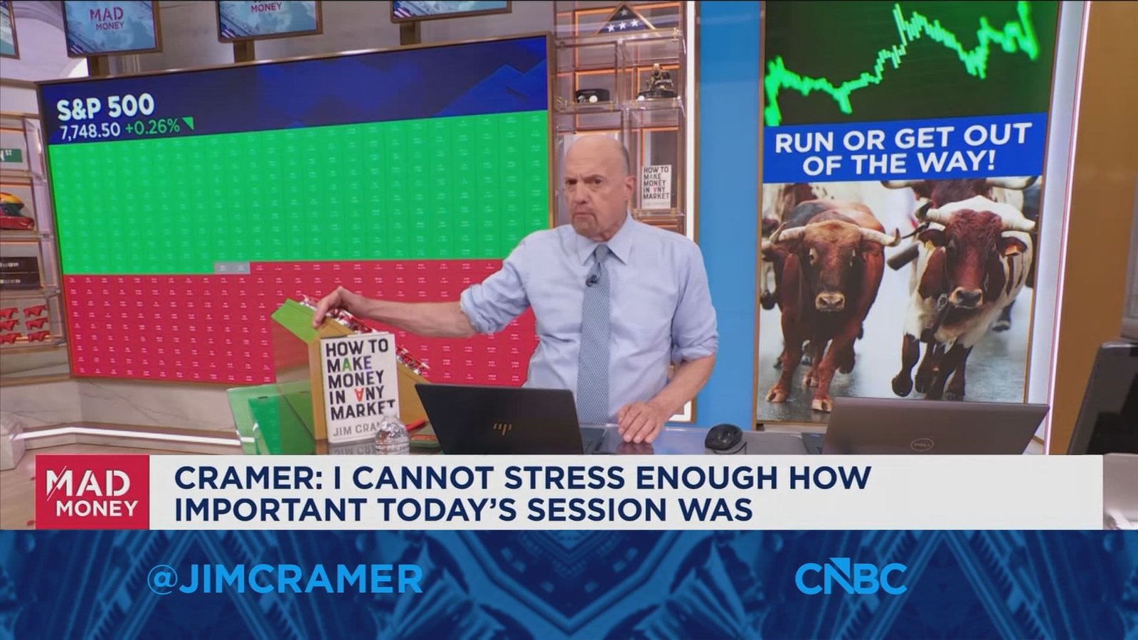 I cannot stress enough how important today's session, says Jim Cramer