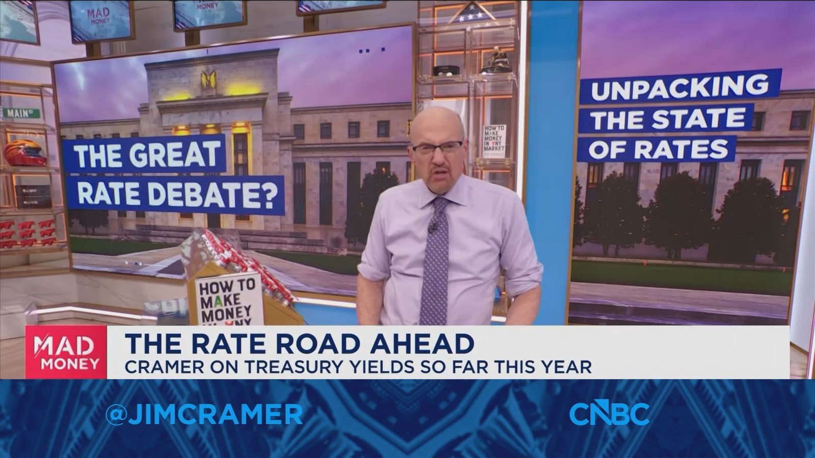 Jim Cramer talks the volatility in U.S. Treasuries