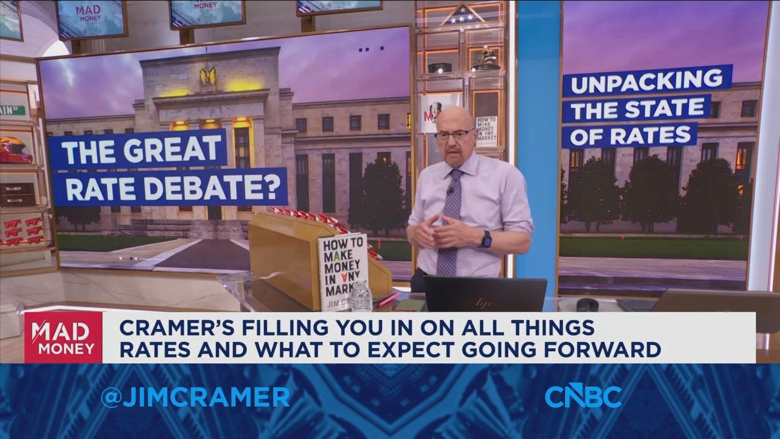 Jim Cramer: Long-term interest rates will go lower if we can get inflation under control