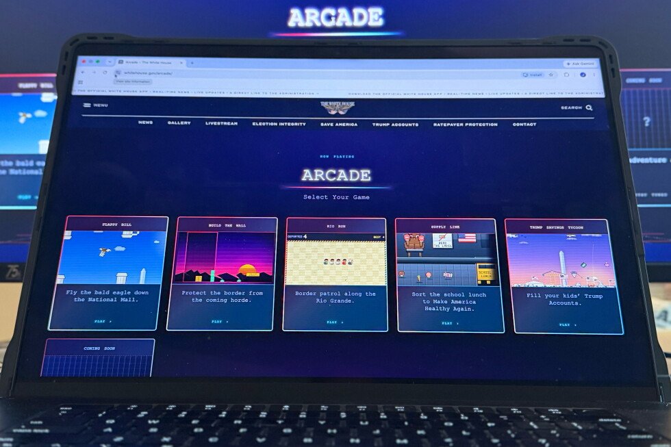 white-house-debuts-online-arcade-games-that-promote-trump’s-policies