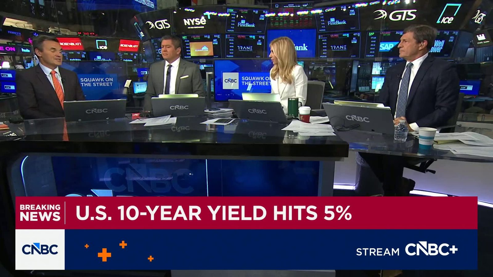 Bespoke’s Paul Hickey reacts to the U.S. 10-year Treasury yield hitting 5%