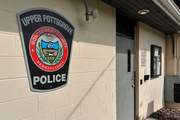 FILE - The Upper Pottsgrove Township police station is seen Wednesday, Aug. 26, 2026, in Upper Pottsgrove Township, Pa. (AP Photo/Tassanee Vejpongsa,File)