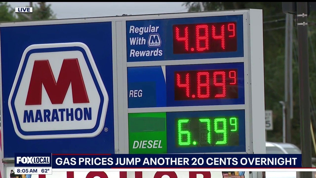 Gas prices continue to surge at the pump