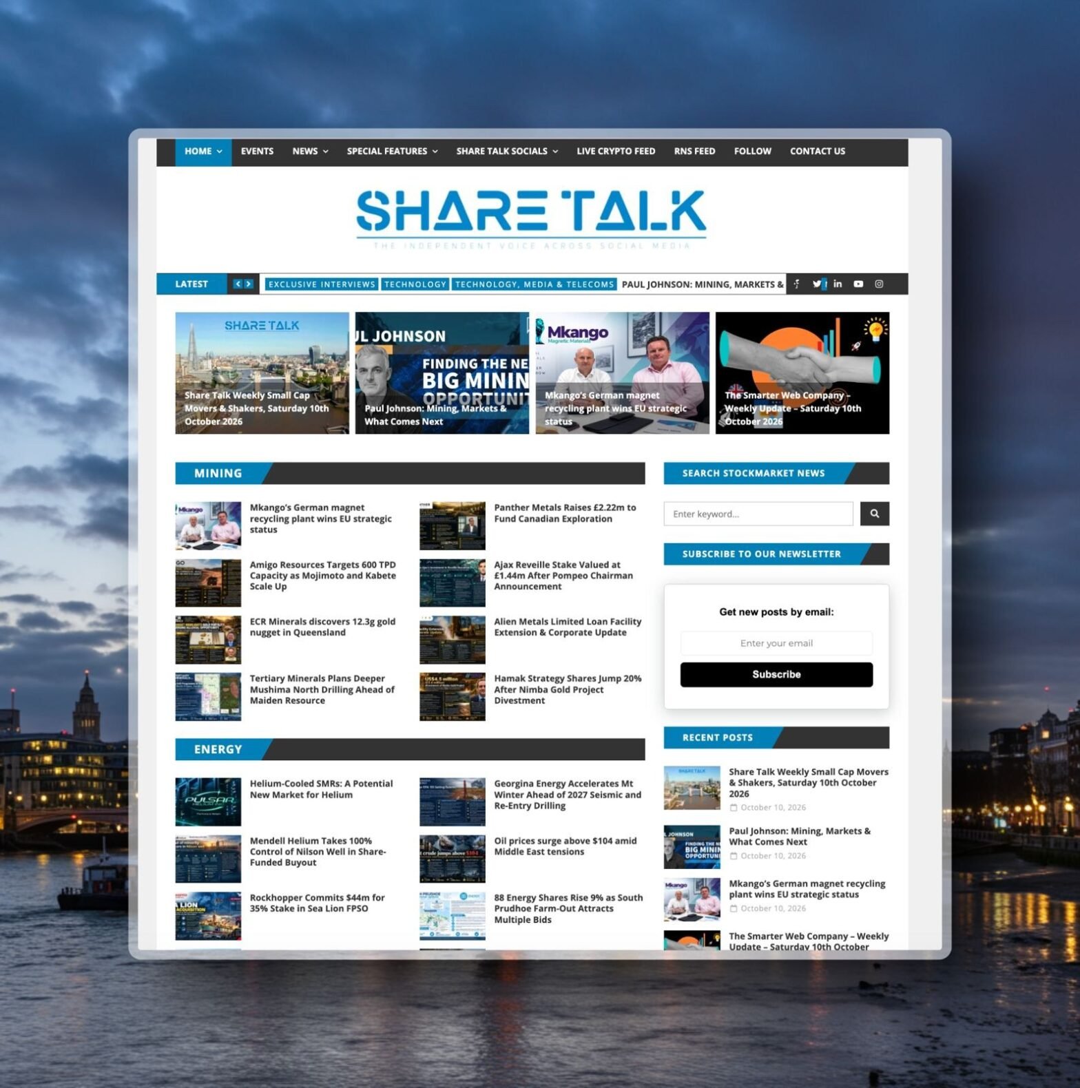 share-talk-weekly-stock-market-news-review,-sunday-11th-october-2026